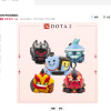 DOTA2英雄盲盒主题捏捏乐解压软胶玩具蓝胖影魔手办扭蛋盲袋周边